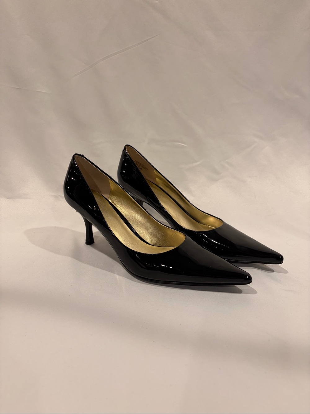 Nine West Black Patent Leather Heels